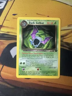 Pokemon TCG Dark Golbat 24/82 Team Rocket Regular Non-Holo LP - Image 1