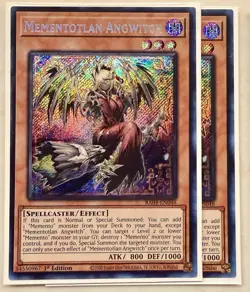 2x Mementotlan Angwitch 1st Edition Secret Rare RA04-EN048 Yu-Gi-Oh! - Image 1
