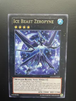 Yugioh Ice Beast Zerofyne LTGY-EN049 Rare Unlimited Edition NM/LP - Image 1