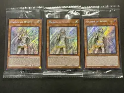 3x Maiden Of White | SDWD-EN041 | Secret Rare | HOLO BLEED! | SEALED! | YuGiOh! - Image 1