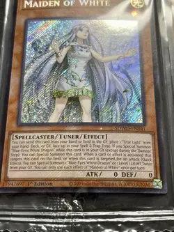 3x Maiden Of White | SDWD-EN041 | Secret Rare | HOLO BLEED! | SEALED! | YuGiOh! - Image 2