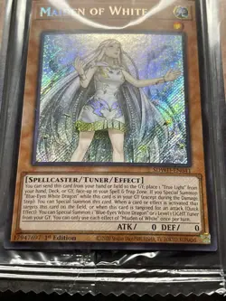 3x Maiden Of White | SDWD-EN041 | Secret Rare | HOLO BLEED! | SEALED! | YuGiOh! - Image 4
