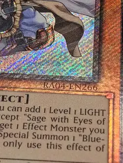 YUGIOH SAGE WITH EYES OF BLUE RA04-EN266 PLATINUM RARE 1ST ED NM - Image 4
