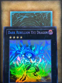 Yugioh Dark Rebellion Xyz Dragon NECH-EN053 Ghost Rare 1st Ed NM - Image 2