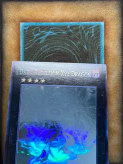 Yugioh Dark Rebellion Xyz Dragon NECH-EN053 Ghost Rare 1st Ed NM - Image 4