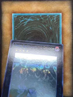 Yugioh Dark Rebellion Xyz Dragon NECH-EN053 Ghost Rare 1st Ed NM - Image 5