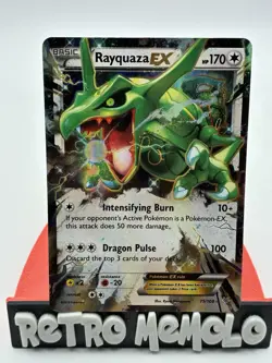 Pokemon 2015 TCG Rayquaza-EX Roaring Skies Holo Card 75/108 EX Rare - Image 1