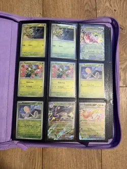 Pokemon Paldean Fates BASE Complete Set w/Binder, INCLUDES VARIANTS, 180+ Cards - Image 2