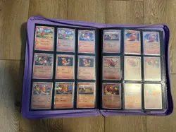 Pokemon Paldean Fates BASE Complete Set w/Binder, INCLUDES VARIANTS, 180+ Cards - Image 3