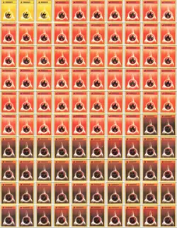 (100) Pokemon Base Set Energy Cards Collection - Image 1