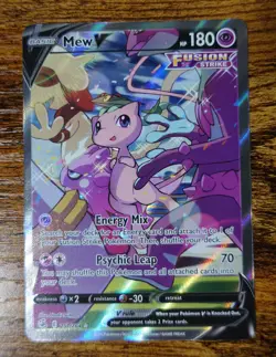 Mew V 251/264 Alt Art Fusion Strike Pokemon Card NM-MINT Pack Fresh - Image 1