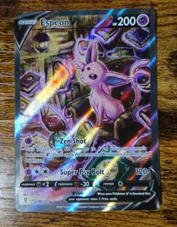 Espeon V 180/203 Alt Art Evolving Skies Pokemon Card NM-MINT - Image 1