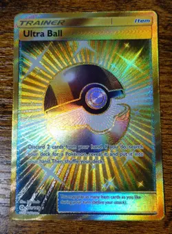 Ultra Ball 161/149 Sun & Moon Base Secret Rare Pokemon Card NM-MINT - Image 1