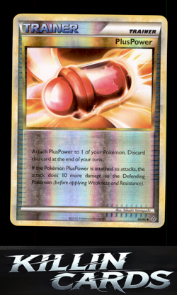 Reverse Holofoil PlusPower 80/95 Uncommon Unleashed Pokemon Card MP - Image 1