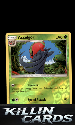 Reverse Holofoil Accelgor (Team Plasma) 8/101 Pokemon Rare Plasma Blast Card NM - Image 1
