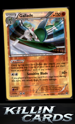 Reverse Holofoil Gallade 84/162 Pokemon Holo Rare XY - BREAKthrough Card NM - Image 1