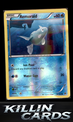 Reverse Holofoil Remoraid (32) 32/162 Pokemon Common XY - BREAKthrough Card NM - Image 1
