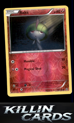 Reverse Holofoil Ralts (100) 100/162 Pokemon Common XY - BREAKthrough Card NM - Image 1