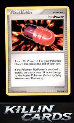 PlusPower 112/127 Pokemon Uncommon Platinum Card LP - Image 1