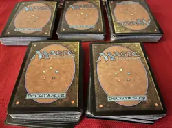 VINTAGE MIXED LOT OF 243 MAGIC THE GATHERING CARDS & PAMPHLET - Image 5