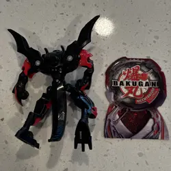 Complete Bakugan Mechtanium Surge Mechtogan Pyrus Zenthon 180G W/Card - Image 2