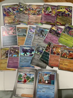 Pokemon Mega Evolution Bulk Lot 200 Cards + 5 EX And 13 Different Holos - Image 1