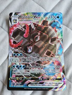 Pokemon Card JUMBO SWSH103 Blastoise VMAX Black Star Promo - Image 1