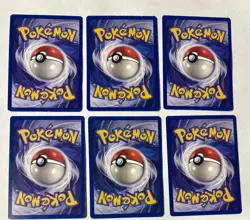 Pokemon 1st First Edition Jungle Card Lot of 6 Eevee 51/64 Butterfree 33/64 LP - Image 2