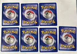 Pokemon 1st First Edition Jungle Card Lot of 7 Nidoran 57/64 Nidorina 40/64 LP - Image 2