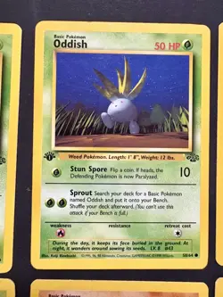 Pokemon 1st First Edition Jungle Card Lot of 7 Nidoran 57/64 Nidorina 40/64 LP - Image 5