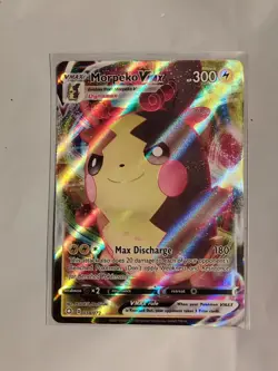 Pokemon TCG Morpeko VMAX Shining Fates Holo Ultra Rare Card 038/072 - Image 1