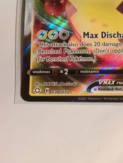 Pokemon TCG Morpeko VMAX Shining Fates Holo Ultra Rare Card 038/072 - Image 3