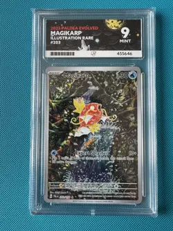 Pokemon Magikarp Card 203/193 IR Ace Graded 9, Paldea Evolved, Mint Condition - Image 1