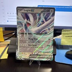 Lugia EX 17/34 JUMBO Promo Card NM Pokemon Card 2023 oversized Free Ship - Image 2