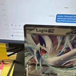 Lugia EX 17/34 JUMBO Promo Card NM Pokemon Card 2023 oversized Free Ship - Image 3