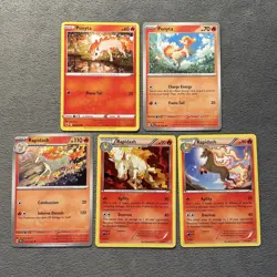 Pokemon Cards Lot Ponyta Rapidash 2014-2024 Flashfire Rare Generations + More! - Image 1