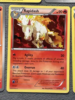 Pokemon Cards Lot Ponyta Rapidash 2014-2024 Flashfire Rare Generations + More! - Image 5