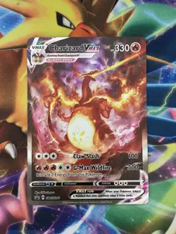 UPC Charizard VMAX SWSH261 Black Star Promo Full Alt Art Pokemon TCG Card NM- - Image 3