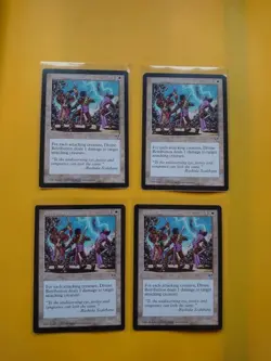 Divine Retribution. RARE MIRAGE RESERVED LIST PLAYSET Old Vintage. MTG 4 Card - Image 1