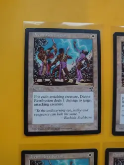 Divine Retribution. RARE MIRAGE RESERVED LIST PLAYSET Old Vintage. MTG 4 Card - Image 4