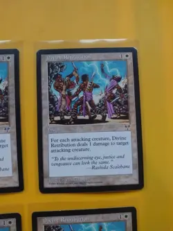 Divine Retribution. RARE MIRAGE RESERVED LIST PLAYSET Old Vintage. MTG 4 Card - Image 5