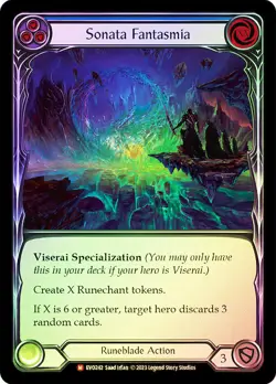 FAB RAINBOW FOIL Sonata Fantasmia - Bright Lights Card # 242 - Image 1