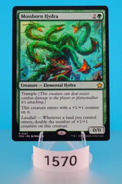 MTG Mossborn Hydra Foundations Regular #107 - Image 1
