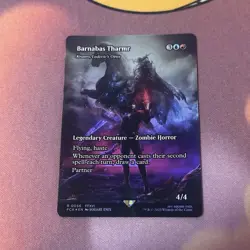Barnabas Tharmr Borderless Foil, MTG Single, FIN 0056 Rare NM - Image 1