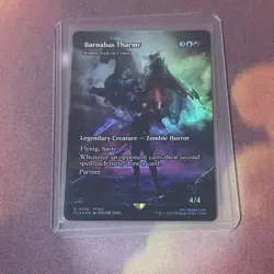 Barnabas Tharmr Borderless Foil, MTG Single, FIN 0056 Rare NM - Image 3