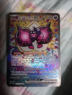 Pokemon TCG Pecharunt EX Full Art Ultra Rare Card Shrouded Fable#163 - Image 1