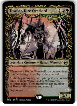 Tovolar, Dire Overlord Showcase #311 | MID Innistrad: Midnight Hunt | MTG - Image 1