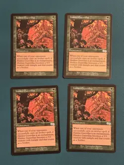 MTG Hidden Guerrillas x4 Urza's Saga Playset USG Play Set 4x 4 - Image 2