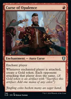 1x Curse of Opulence NM-Mint, English Commander Legends: Battle for Baldur's Gat - Image 1