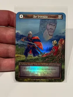 Sorcery Contested Realms Arthurian Legends Sir Ironside Unique NM *Foil* BETA - Image 1